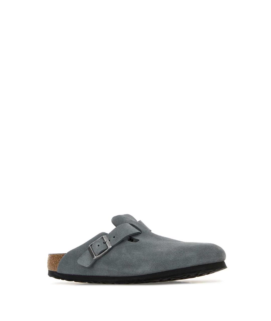 BIRKENSTOCK Серые замшевые сандалии, фото 2