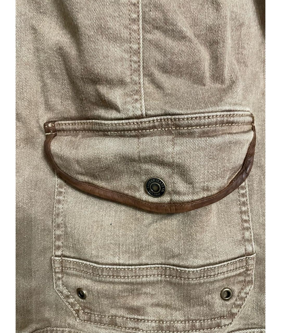 RALPH LAUREN Бежевая хлопковая куртка, фото 4