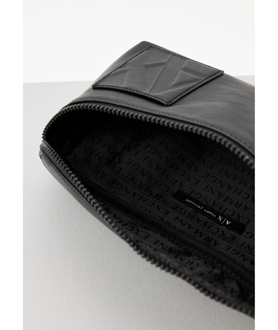 ARMANI EXCHANGE Черная поясная сумка, фото 3