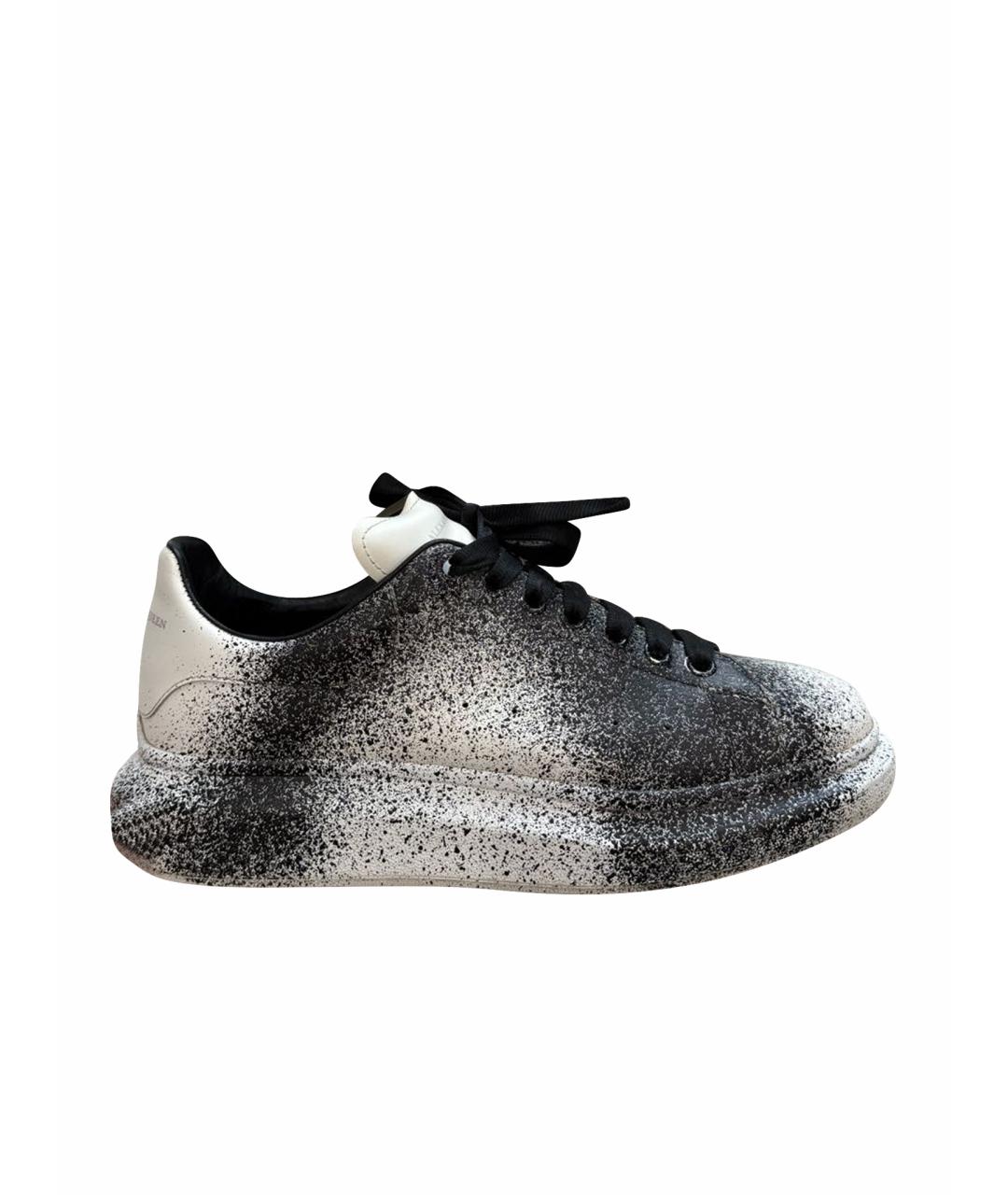 ALEXANDER MCQUEEN Белые кожаные низкие кроссовки / кеды, фото 1