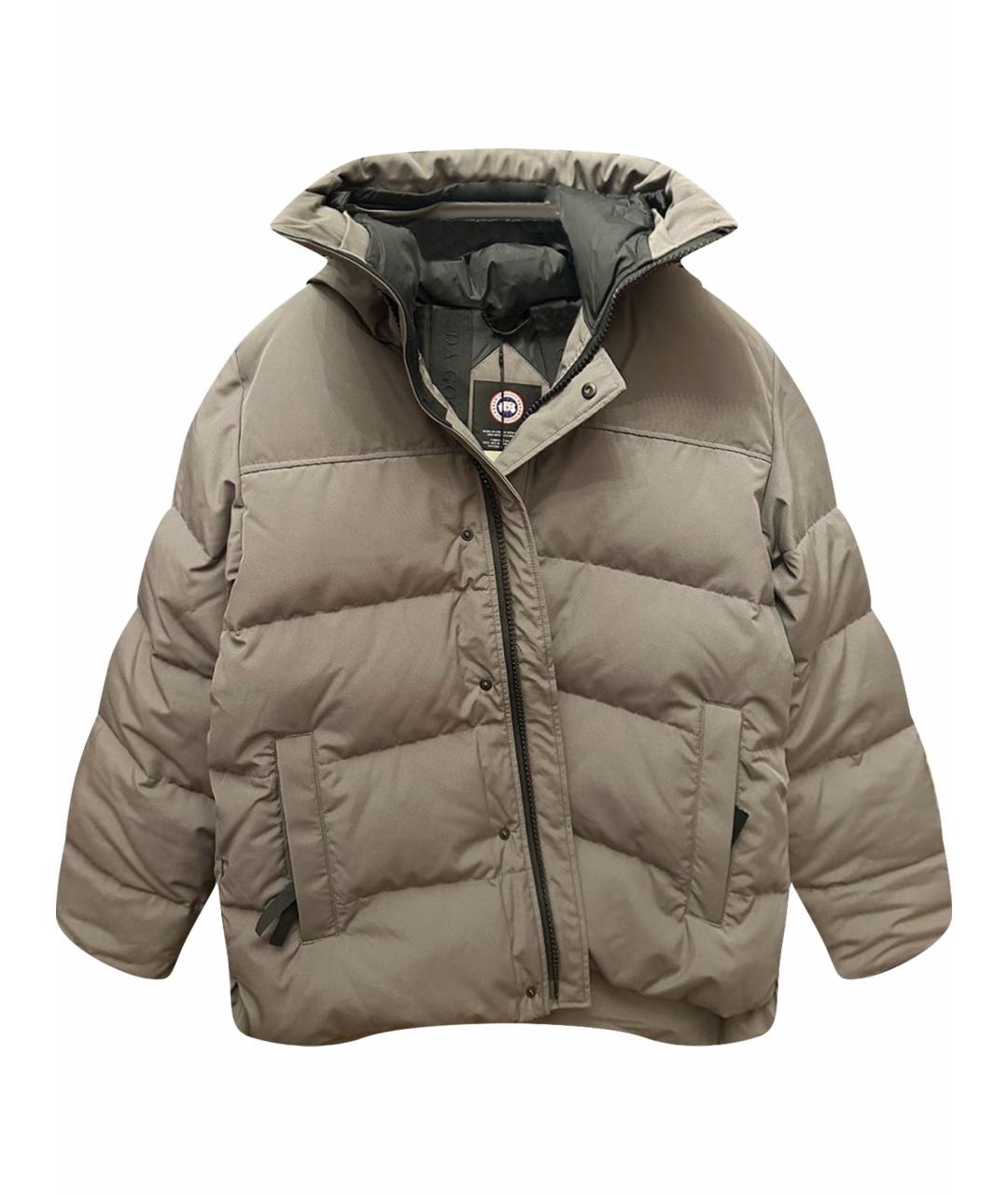 CANADA GOOSE Антрацитовая полиэстеровая парка, фото 1