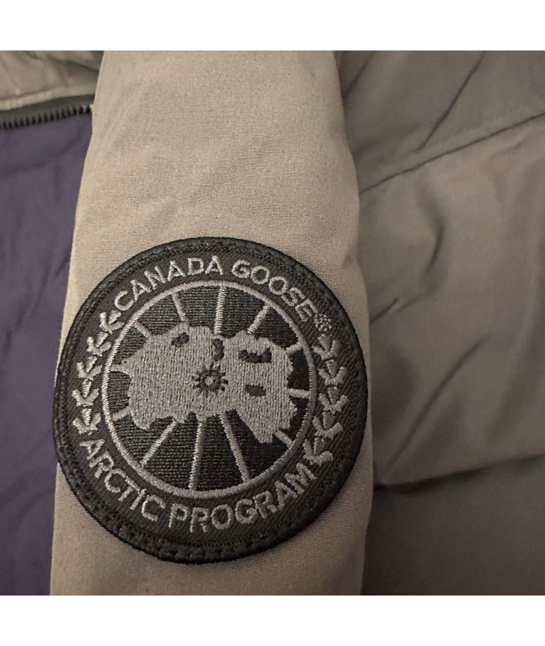 CANADA GOOSE Антрацитовая полиэстеровая парка, фото 5