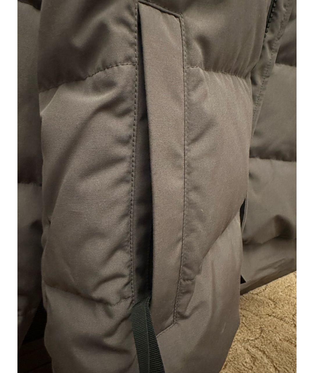 CANADA GOOSE Антрацитовая полиэстеровая парка, фото 4
