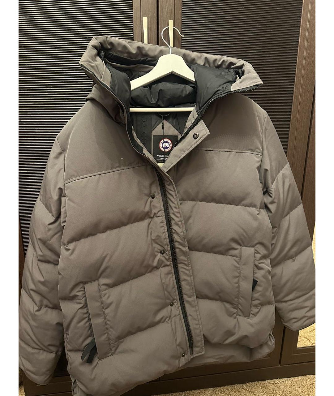 CANADA GOOSE Антрацитовая полиэстеровая парка, фото 8