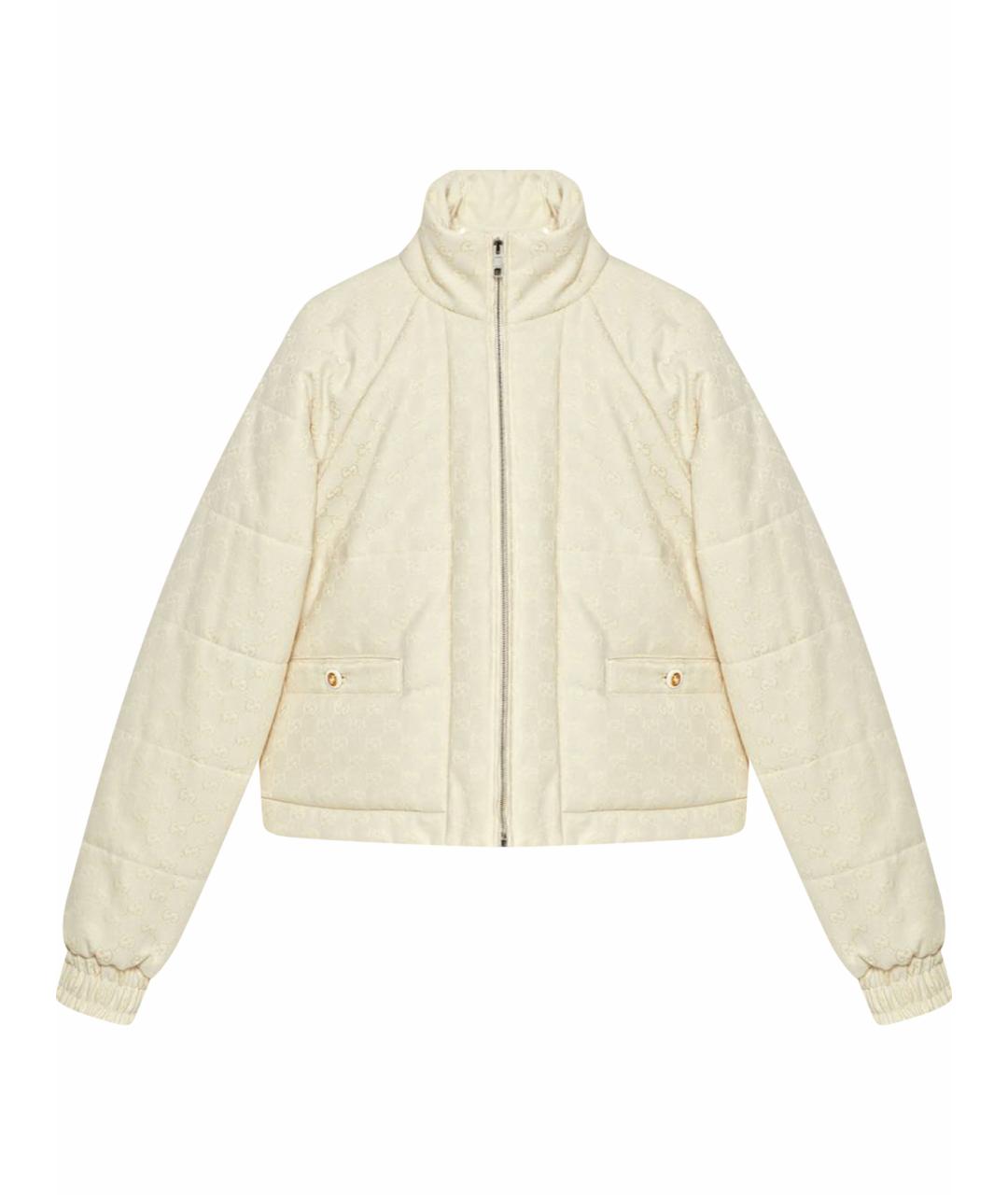 GUCCI Бежевая хлопковая куртка, фото 1