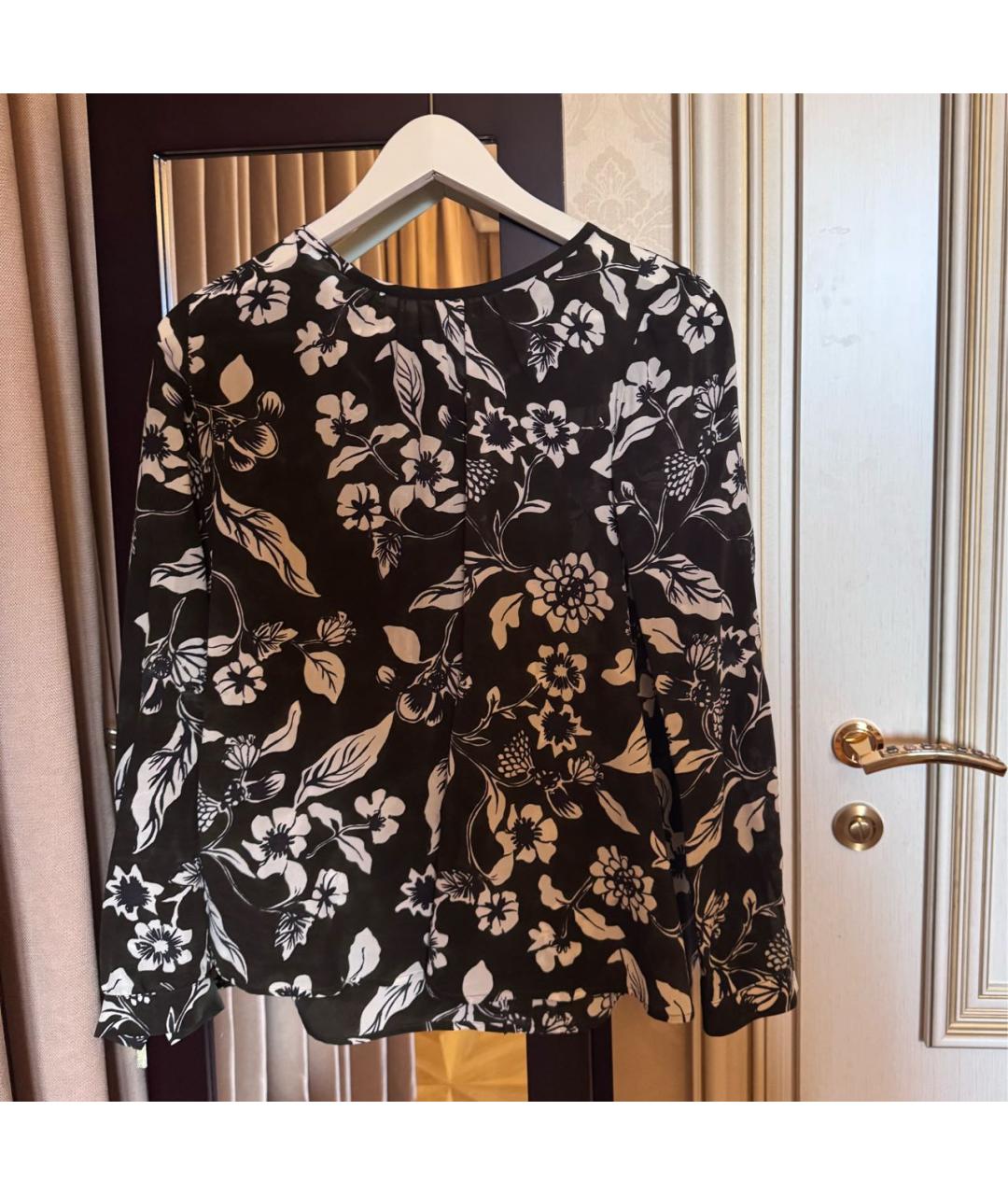 MAX MARA Антрацитовый шелковый костюм с юбками, фото 4