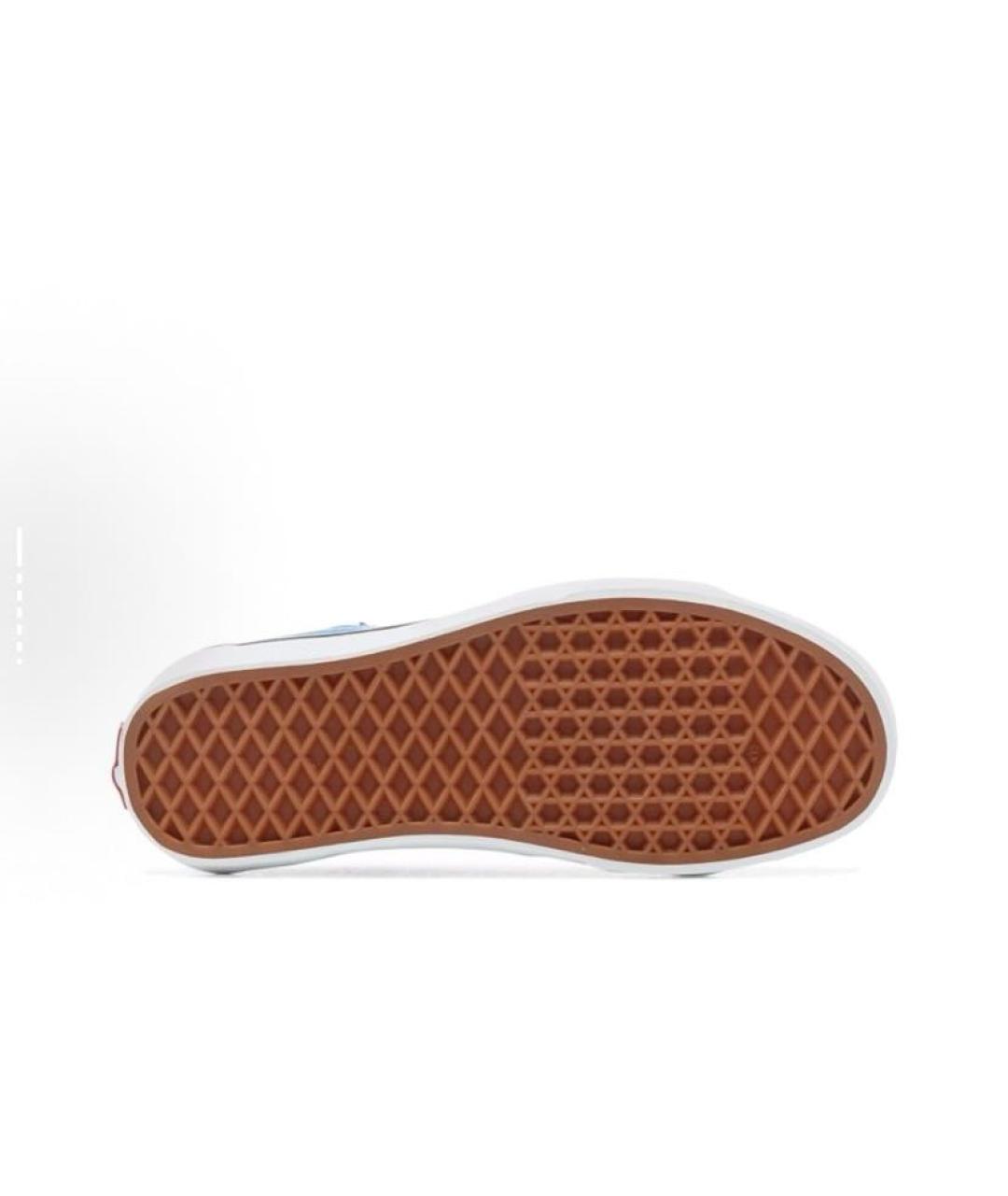 VANS Синие замшевые кроссовки, фото 6