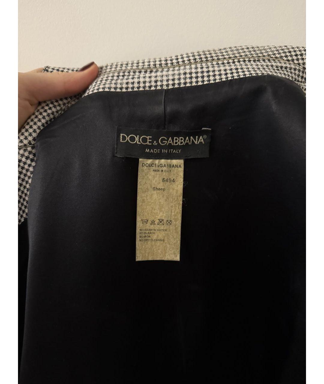 DOLCE&GABBANA Серый костюм с юбками, фото 5