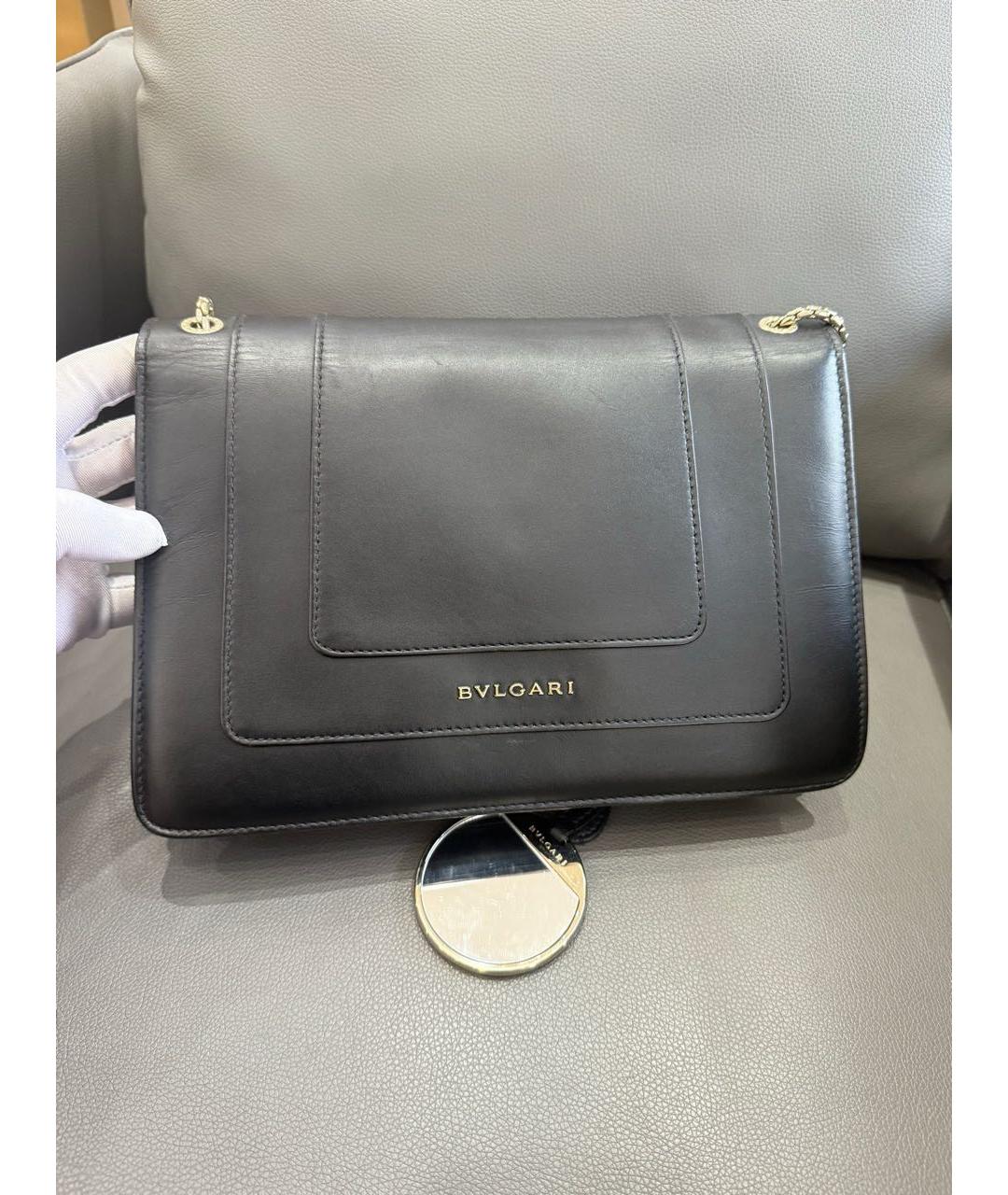BVLGARI Серая сумка через плечо, фото 2