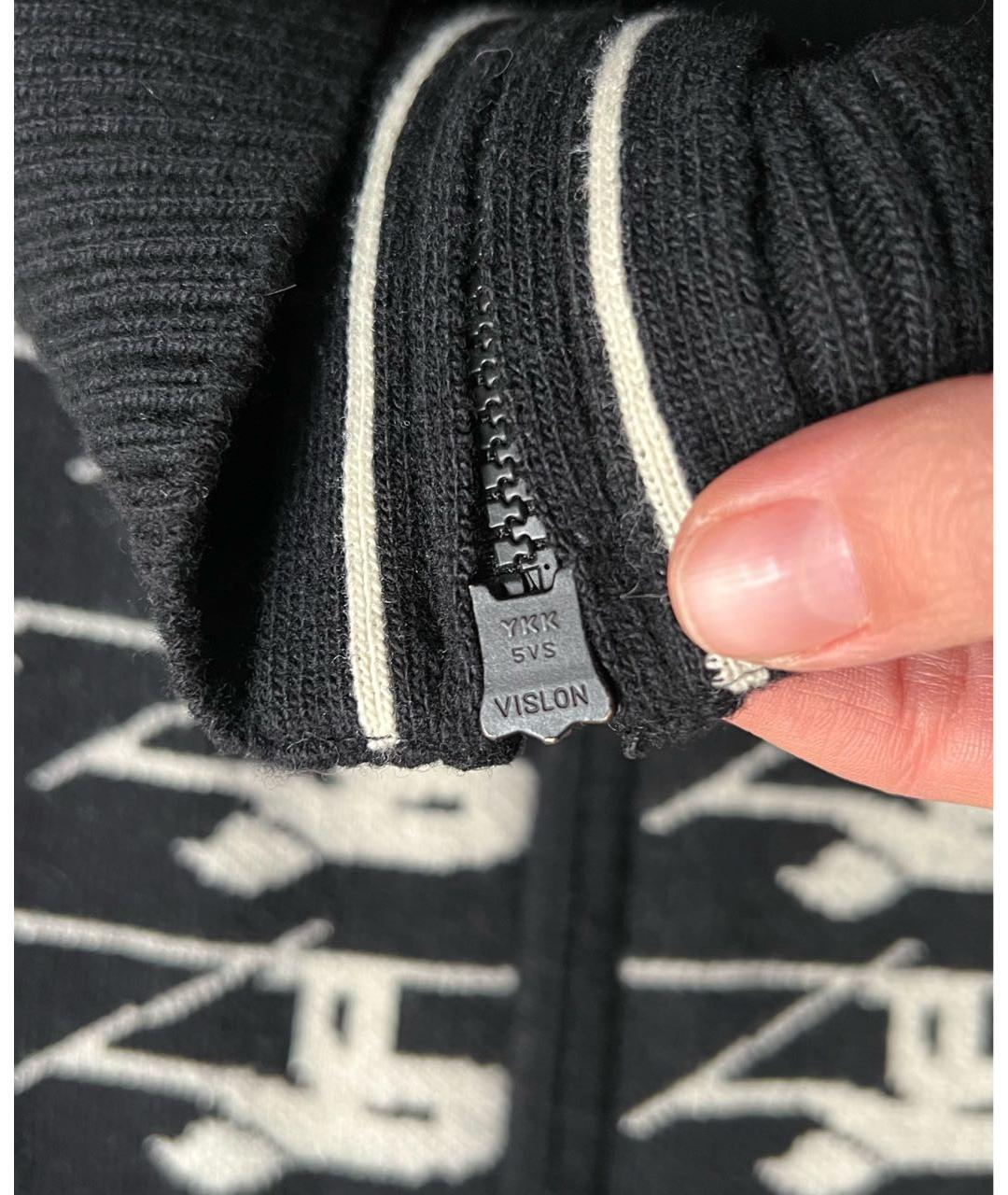 MONCLER Черная шерстяная жилетка, фото 5
