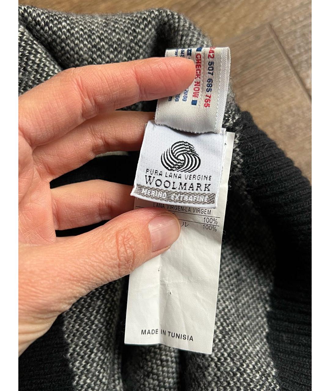 MONCLER Черная шерстяная жилетка, фото 6