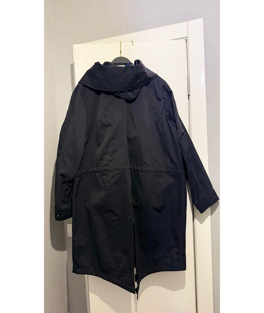 BURBERRY Черная полиэстеровая куртка, фото 2