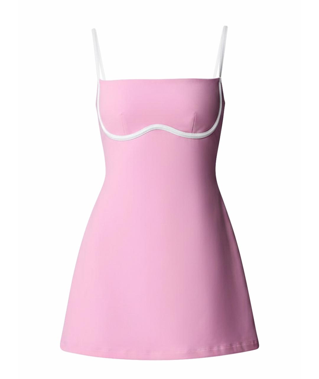 ALO YOGA Розовое повседневное платье, фото 1