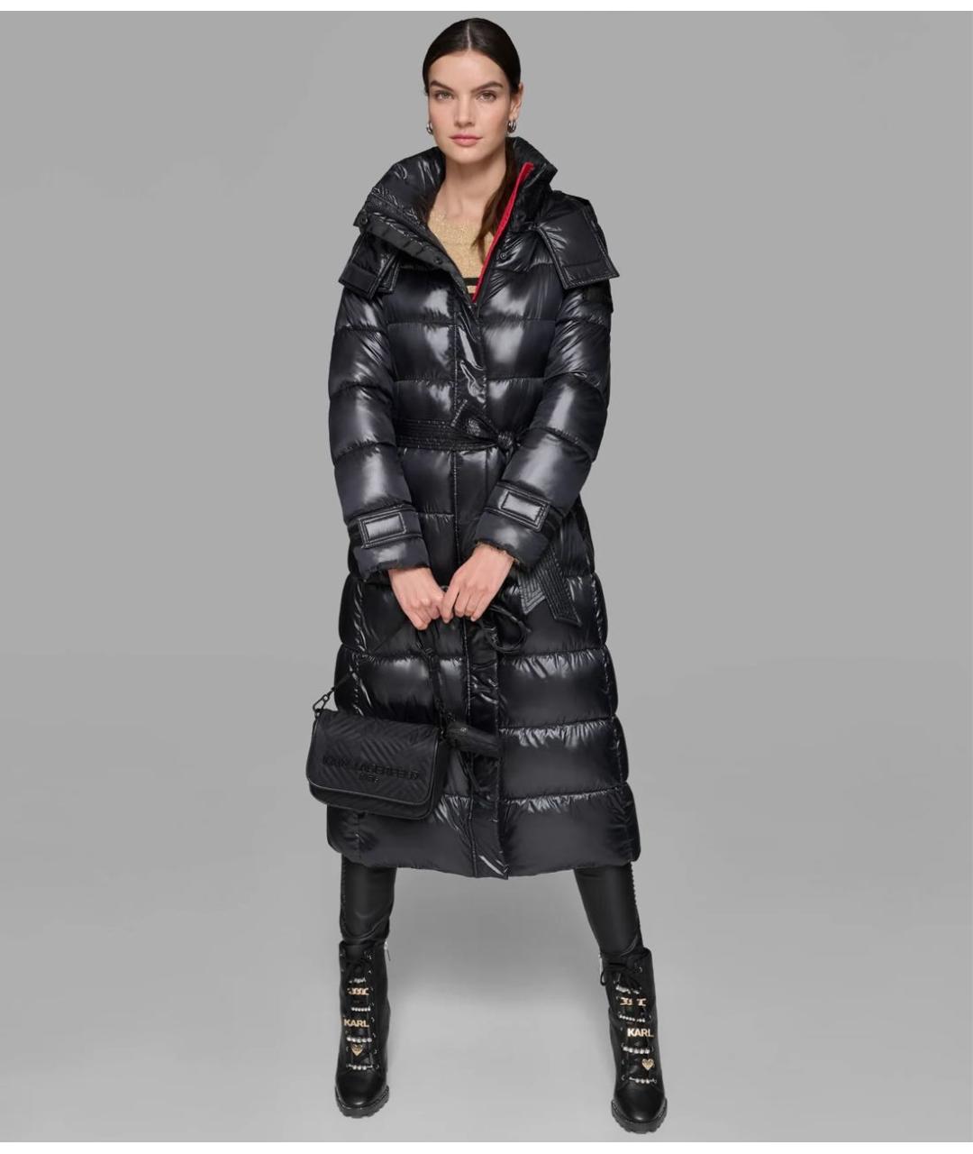 KARL LAGERFELD Черное пальто, фото 6
