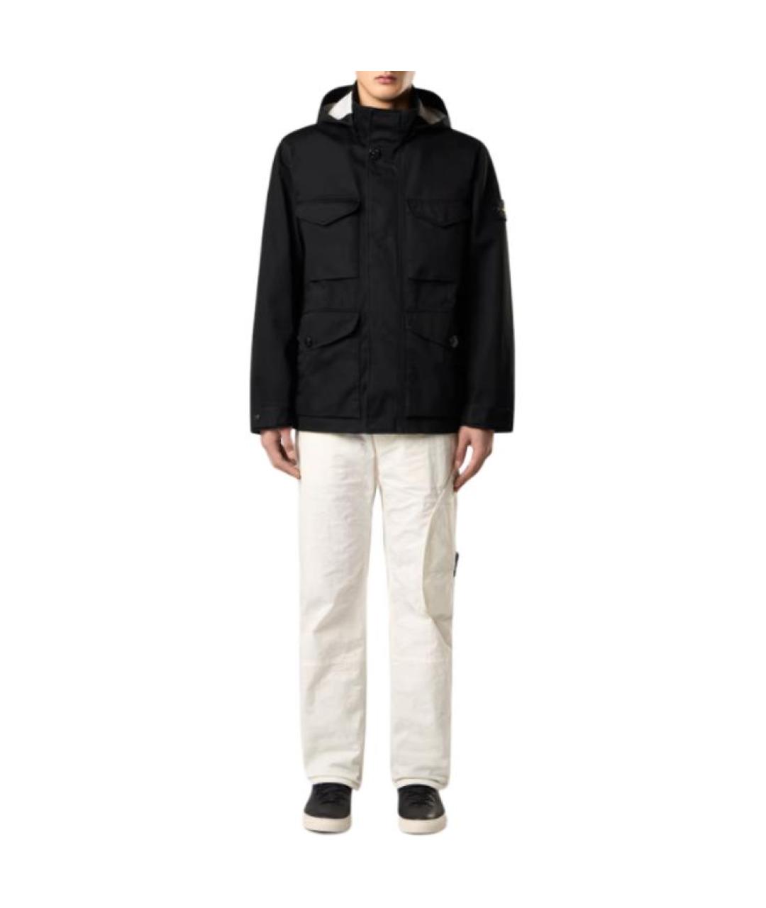 STONE ISLAND Черная куртка, фото 4