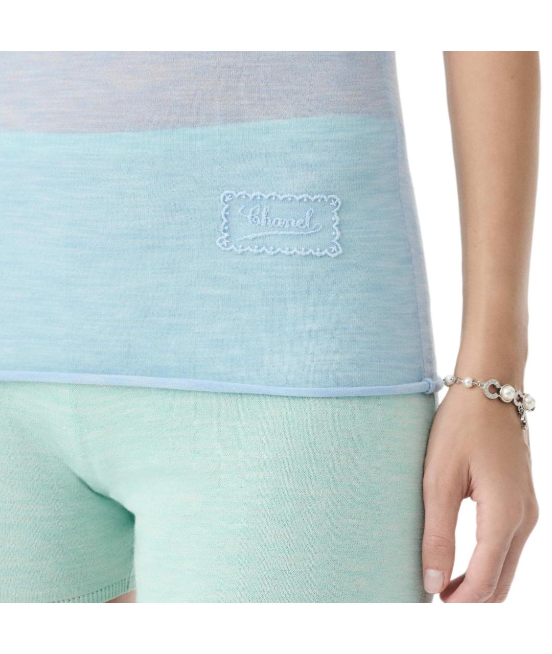 CHANEL Синий джемпер / свитер, фото 2