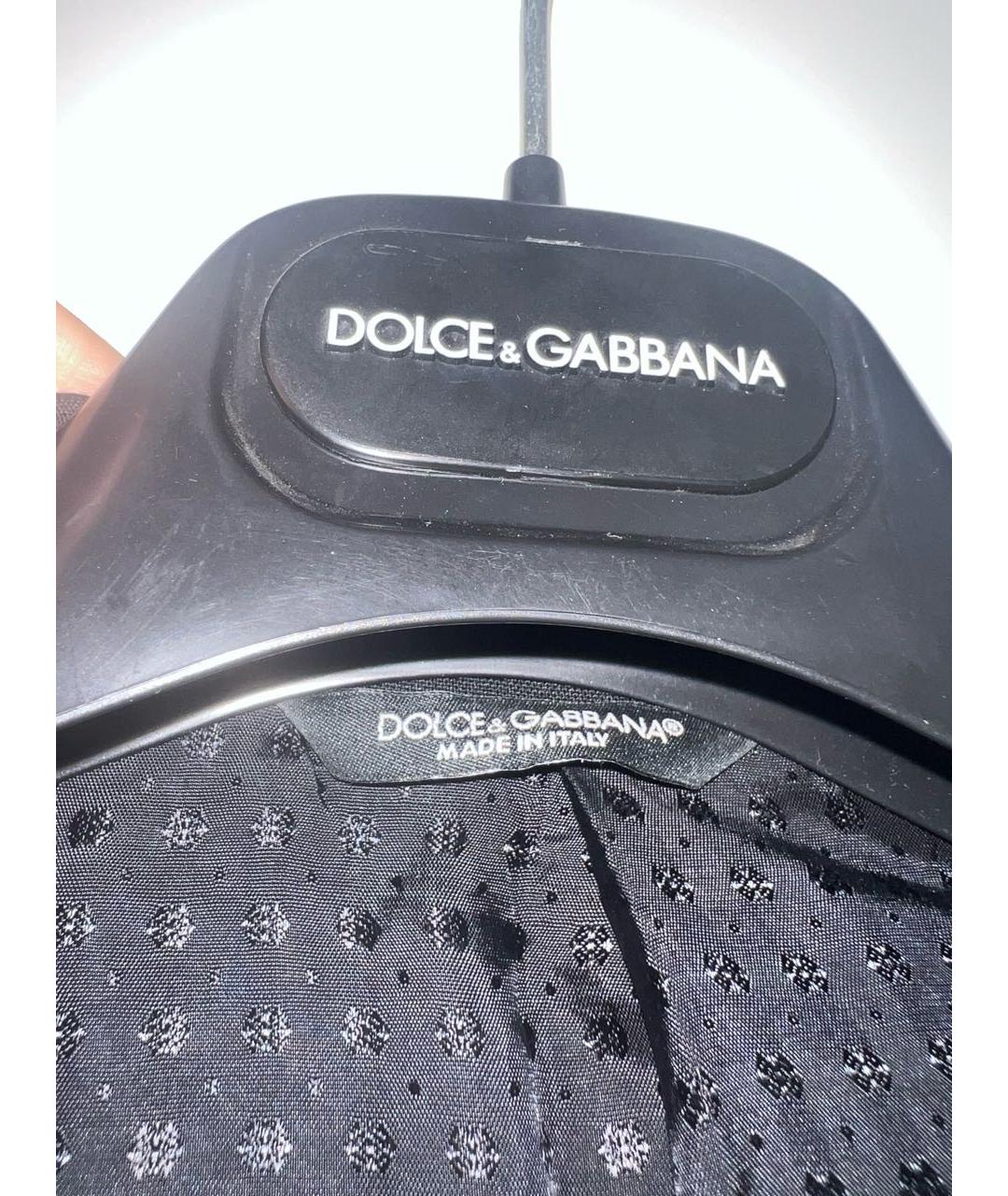 DOLCE&GABBANA Черный классический костюм, фото 2