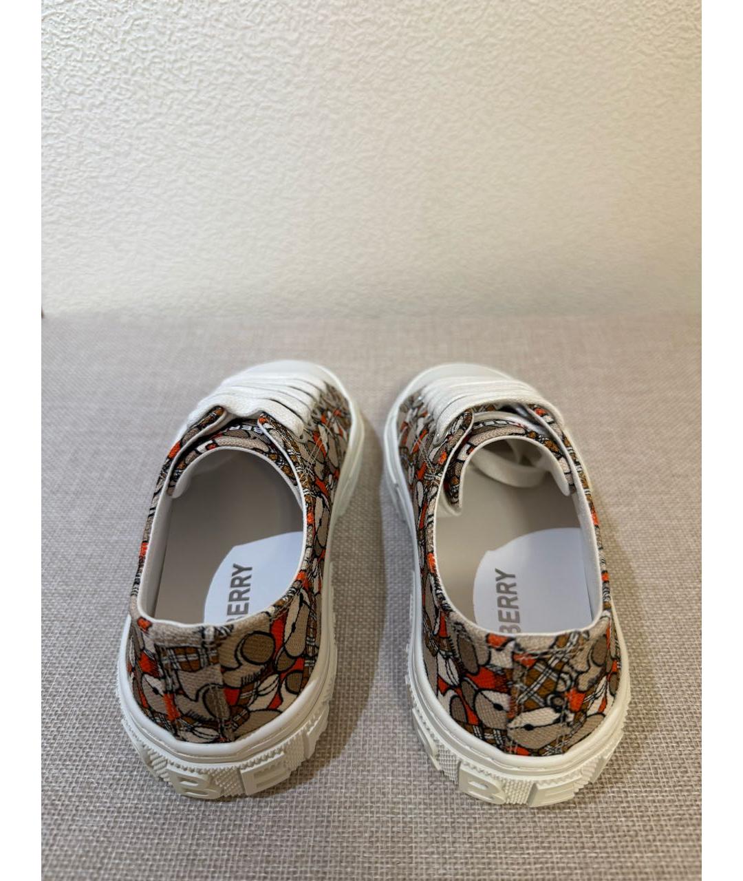 BURBERRY KIDS Текстильные кеды, фото 3