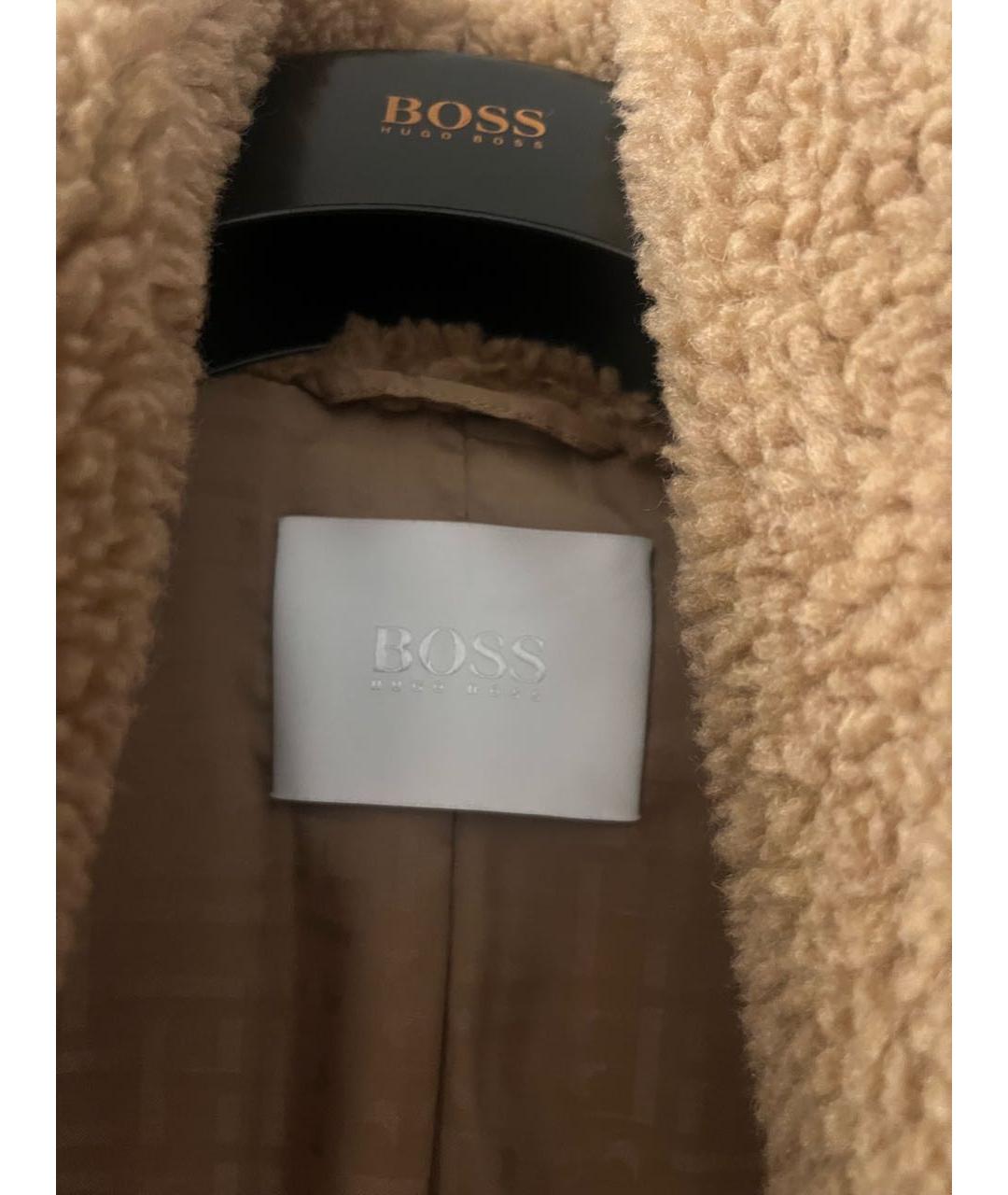 HUGO BOSS Коричневая меховая шуба, фото 3