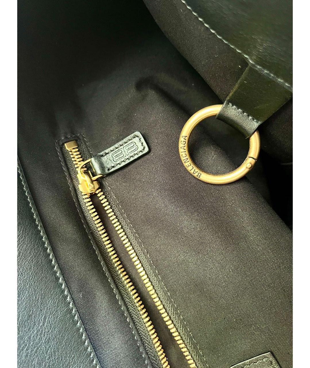 BALENCIAGA Бежевая тканевая сумка тоут, фото 4