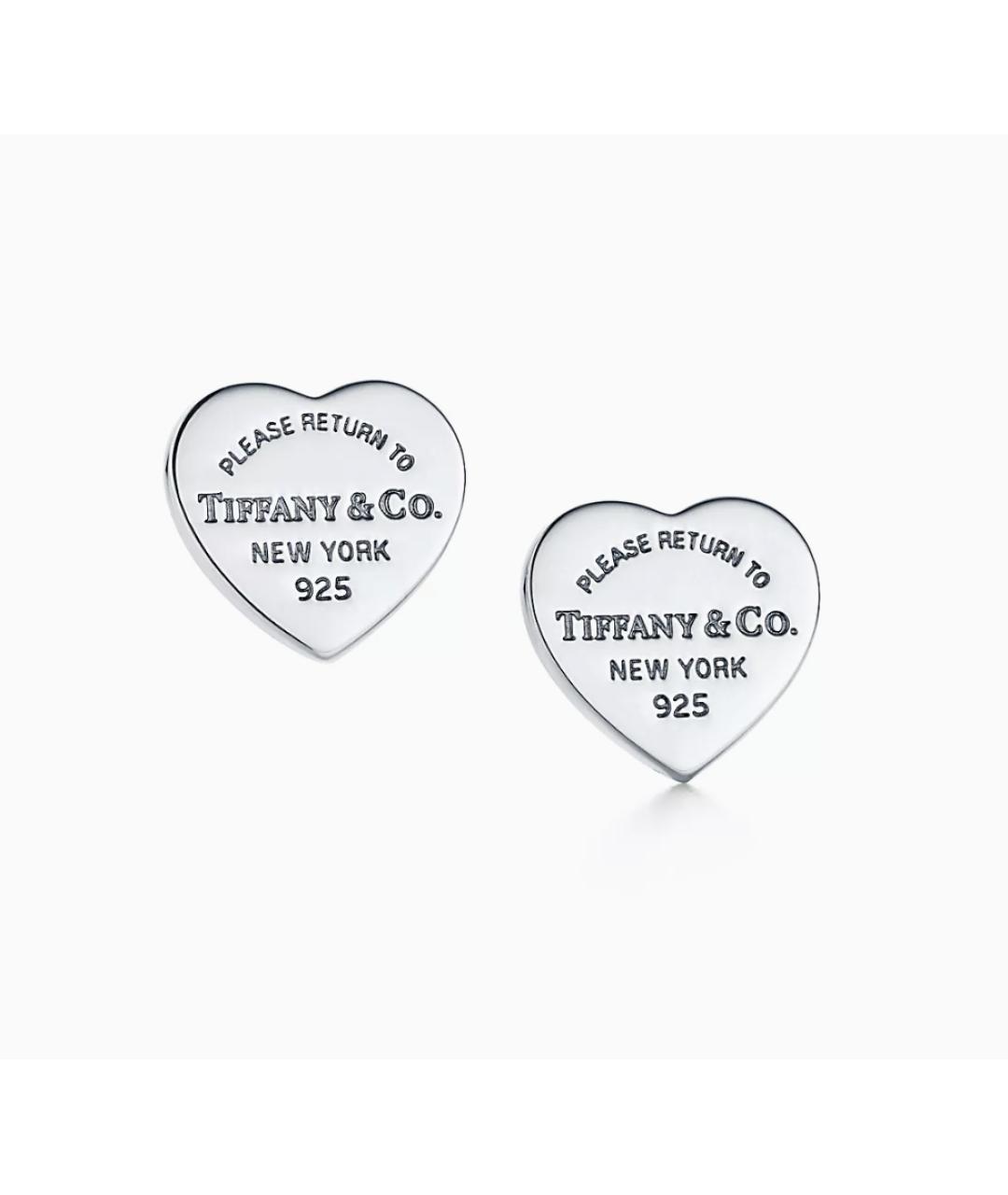 TIFFANY&CO Серебряные серебряные серьги, фото 7