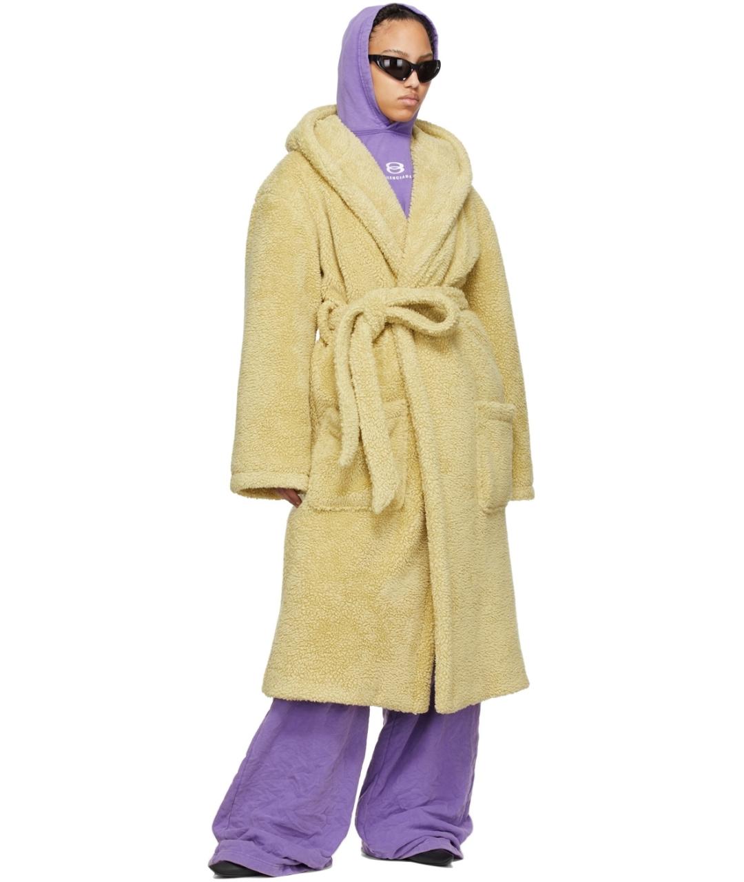 BALENCIAGA Бежевое пальто, фото 5