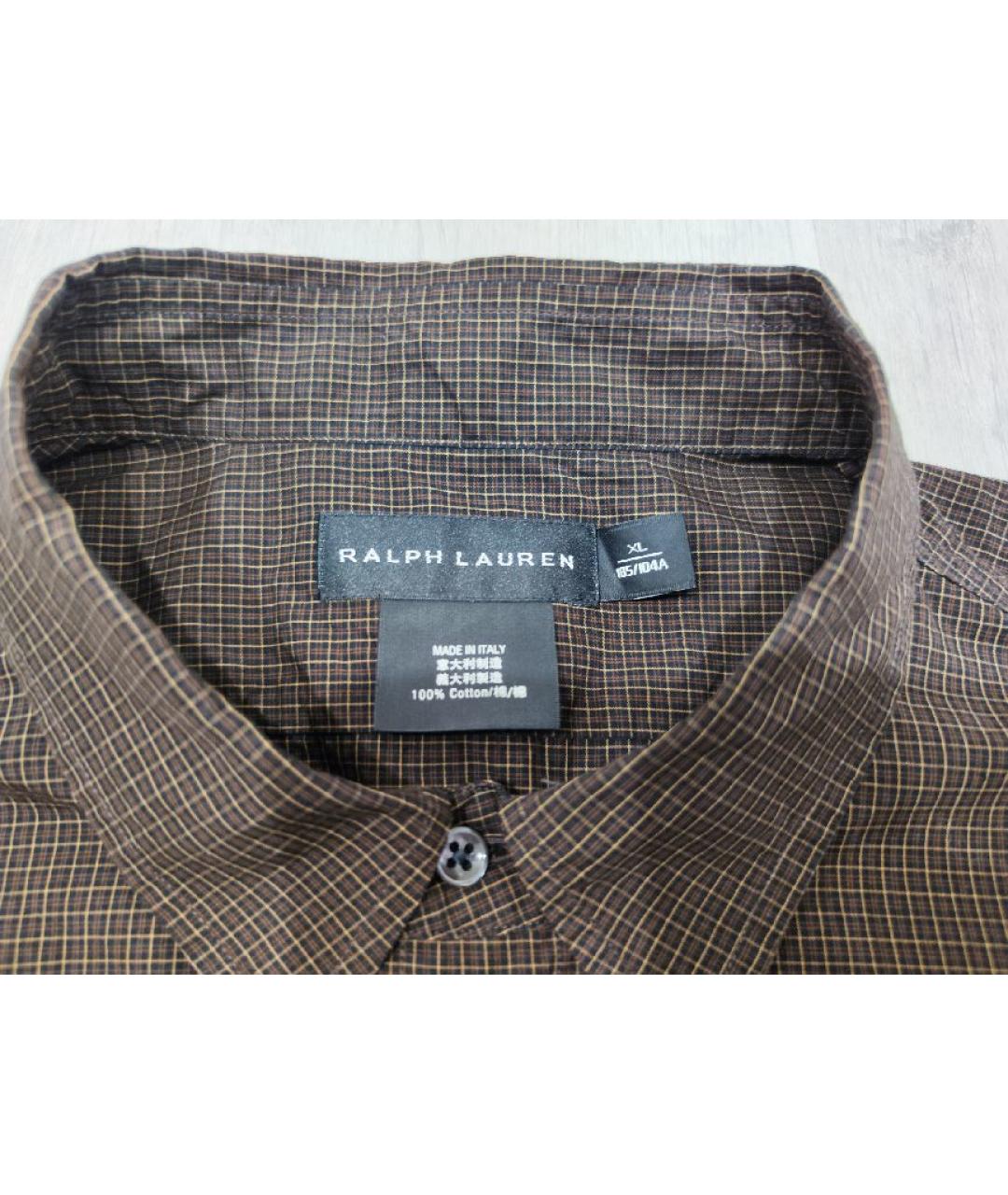 RALPH LAUREN Мульти хлопковая кэжуал рубашка, фото 3
