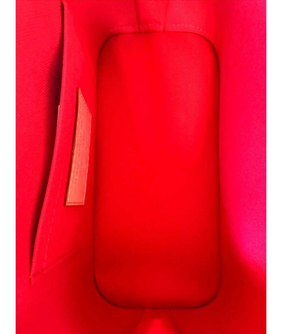LOUIS VUITTON Белая кожаная сумка через плечо, фото 4