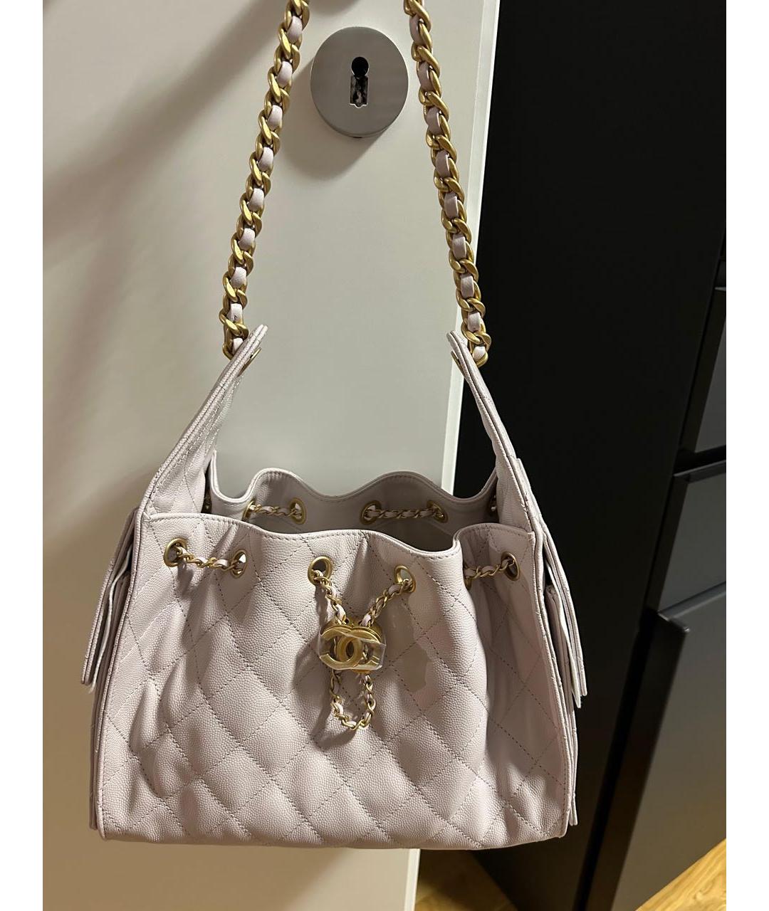 CHANEL Кожаная сумка через плечо, фото 4