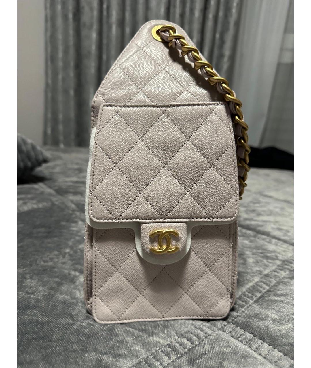 CHANEL Кожаная сумка через плечо, фото 2