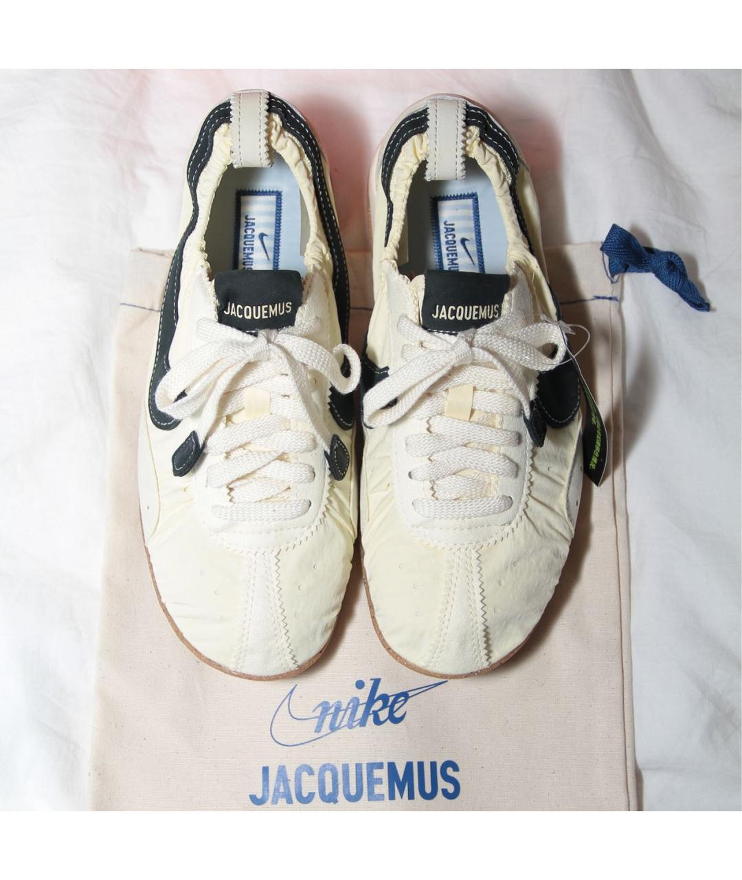 JACQUEMUS Желтые синтетические кеды, фото 2