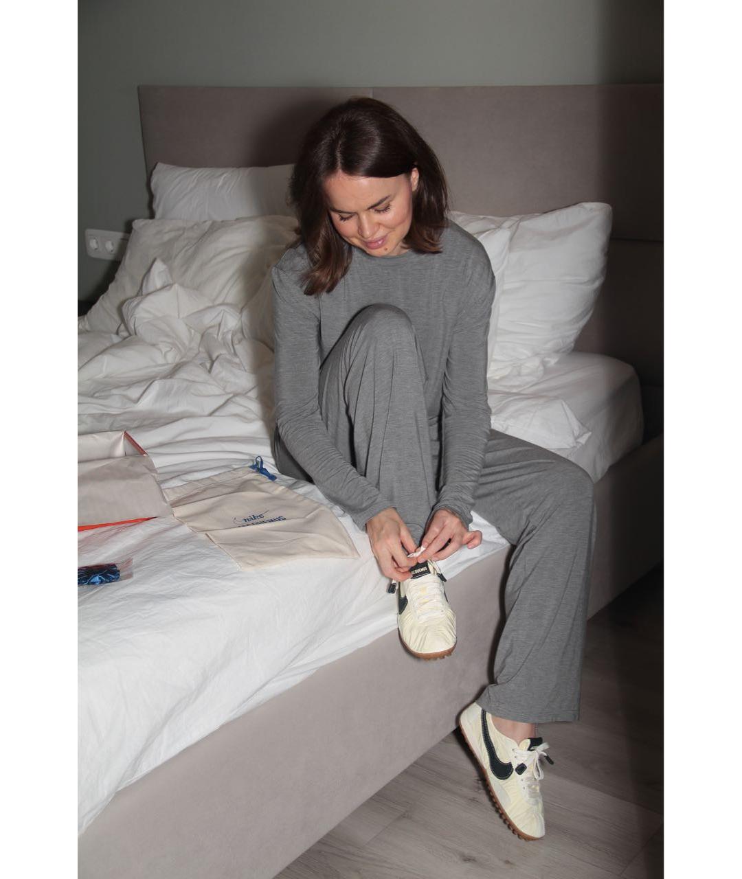 JACQUEMUS Желтые синтетические кеды, фото 5