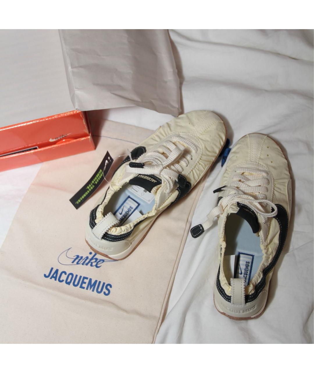 JACQUEMUS Желтые синтетические кеды, фото 3