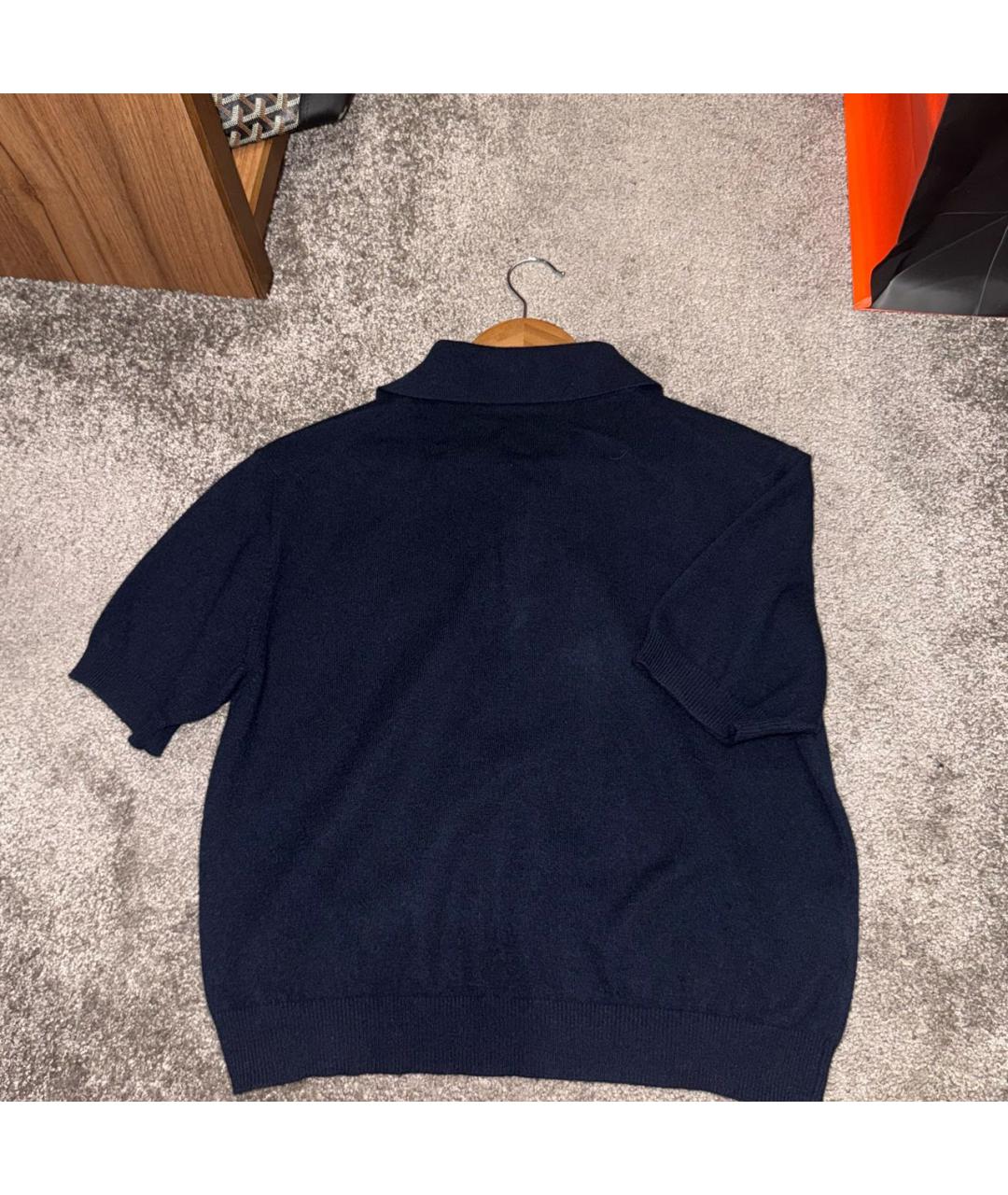 MIU MIU Темно-синий кашемировый джемпер / свитер, фото 3