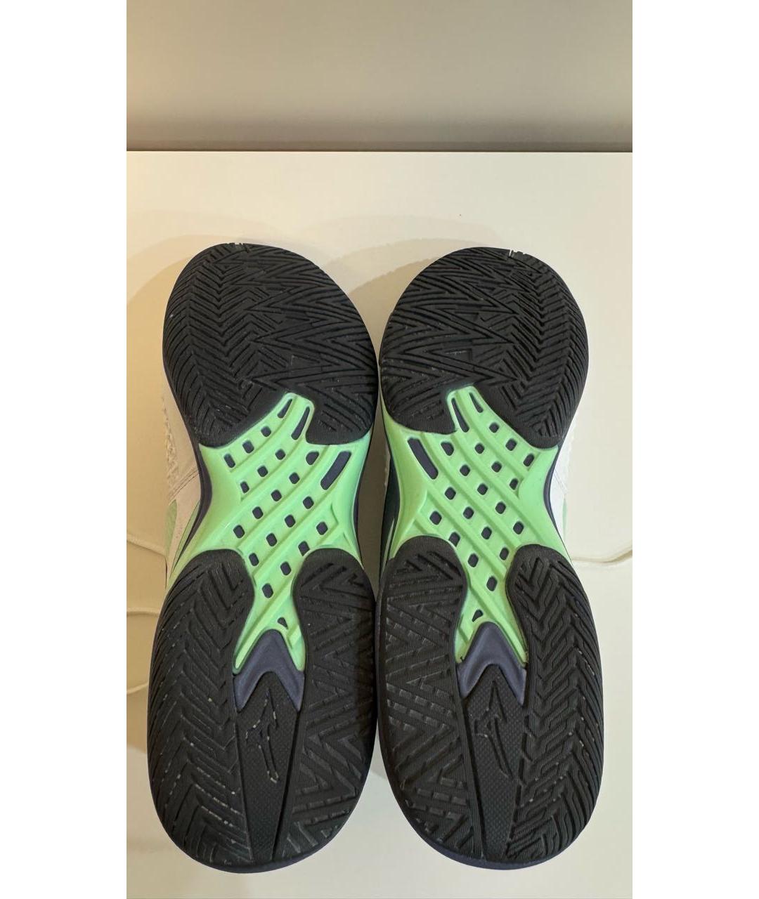 MIZUNO Белые текстильные низкие кроссовки / кеды, фото 7