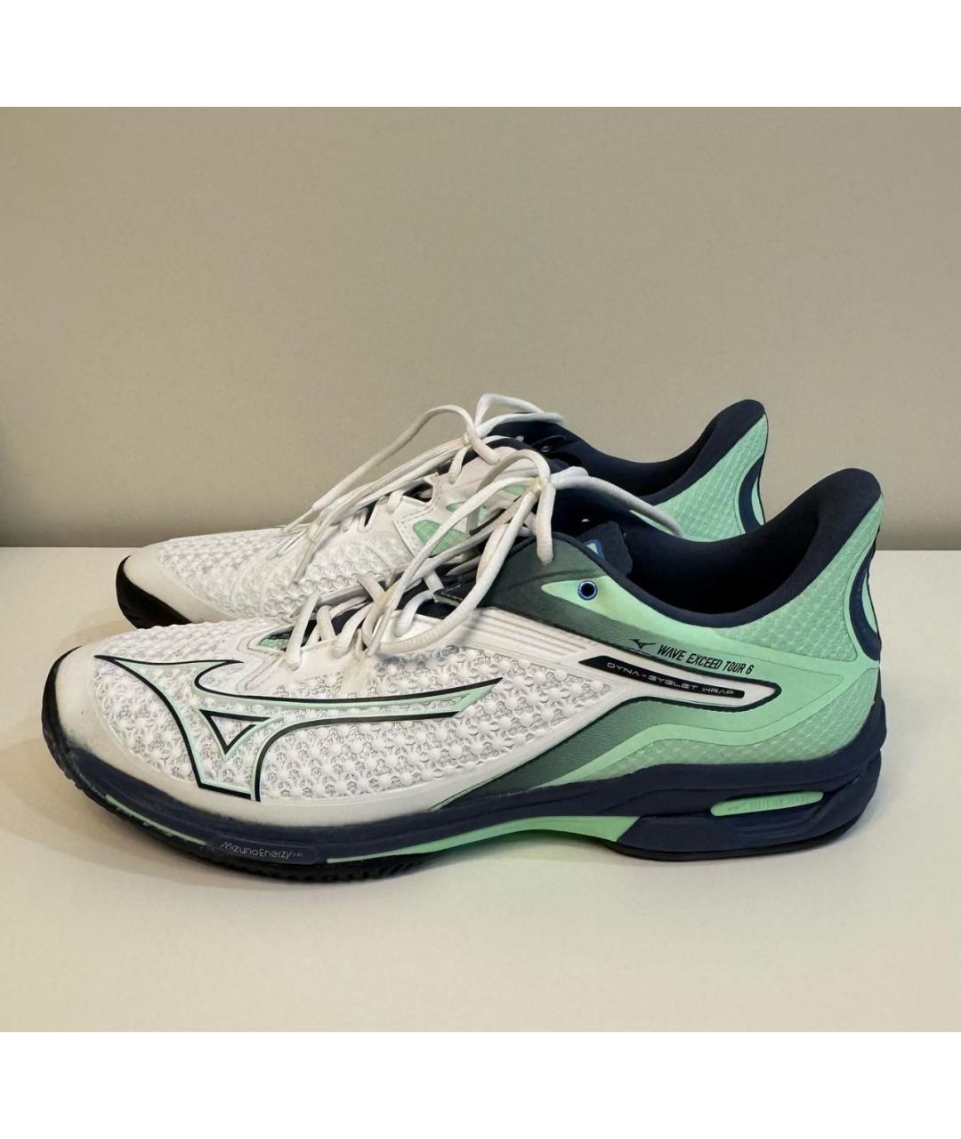 MIZUNO Белые текстильные низкие кроссовки / кеды, фото 2