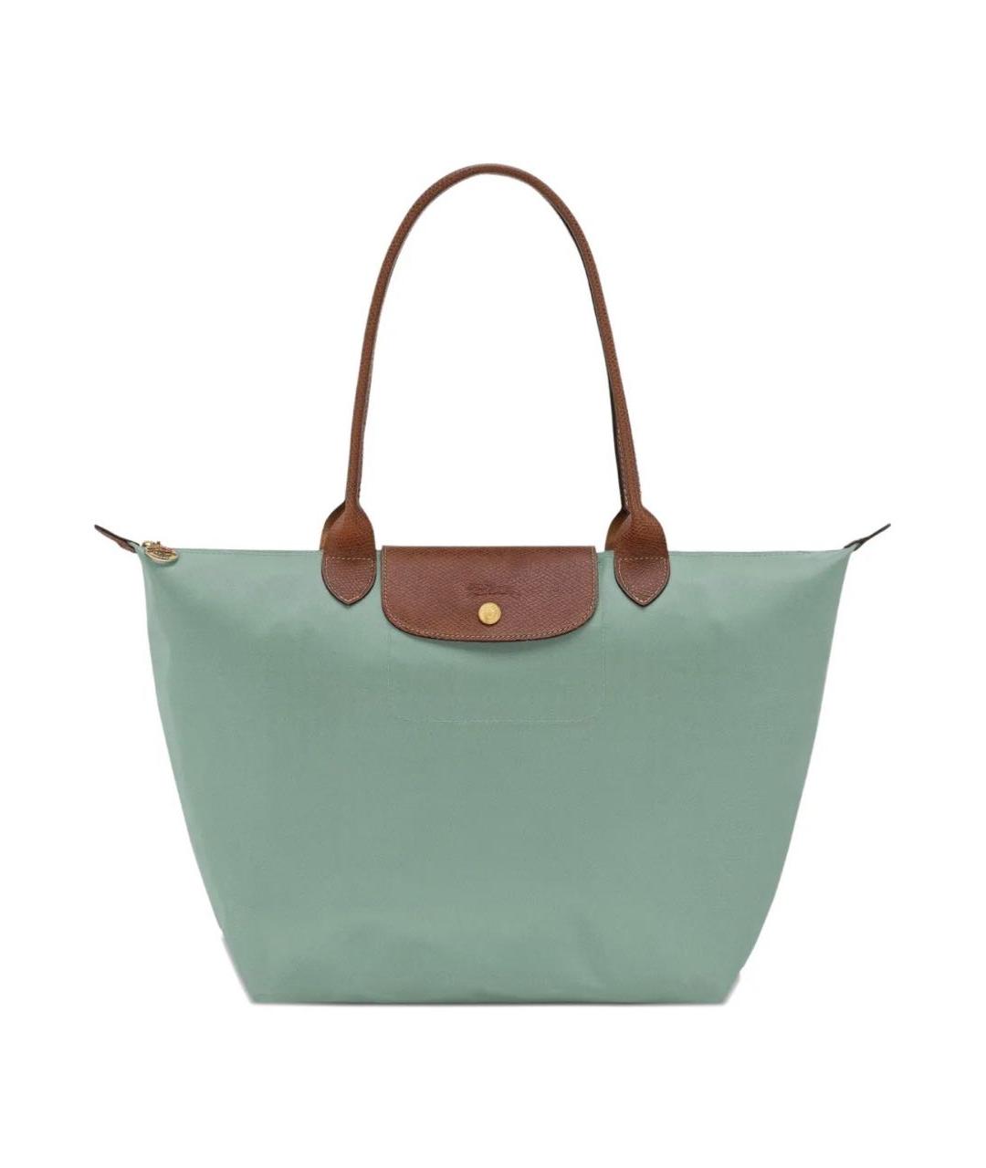 LONGCHAMP Зеленая сумка тоут, фото 1