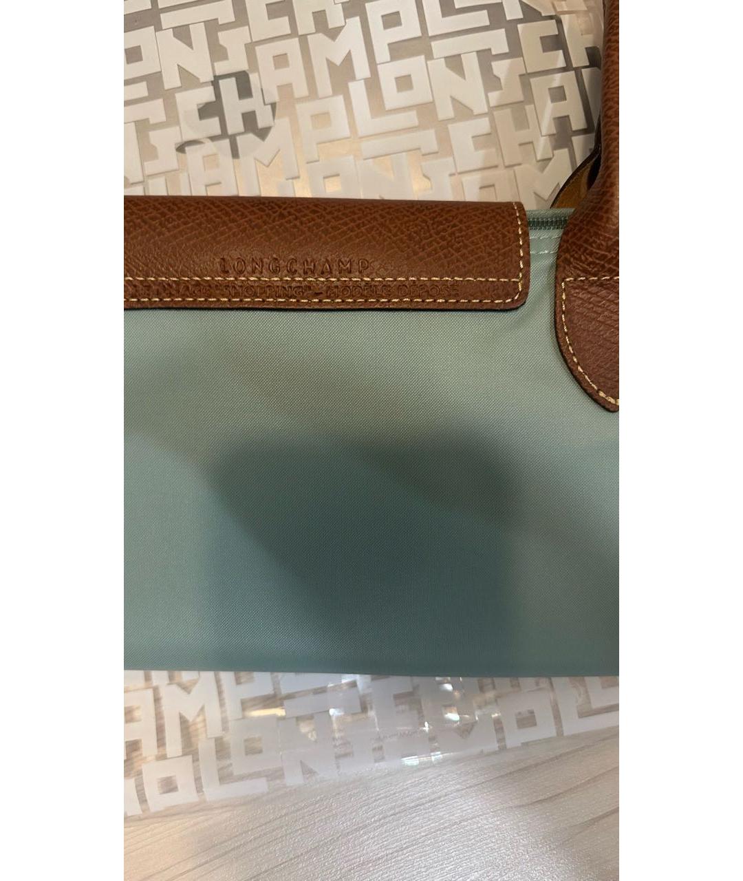 LONGCHAMP Зеленая сумка тоут, фото 7