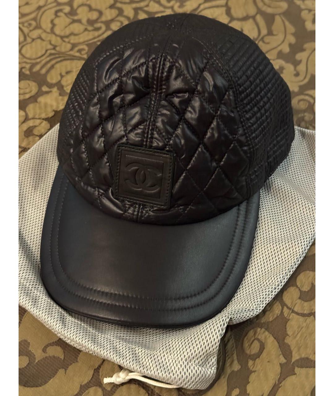 CHANEL Черная кепка, фото 7