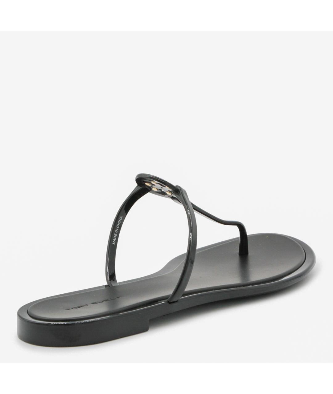 TORY BURCH Черные шлепанцы, фото 3