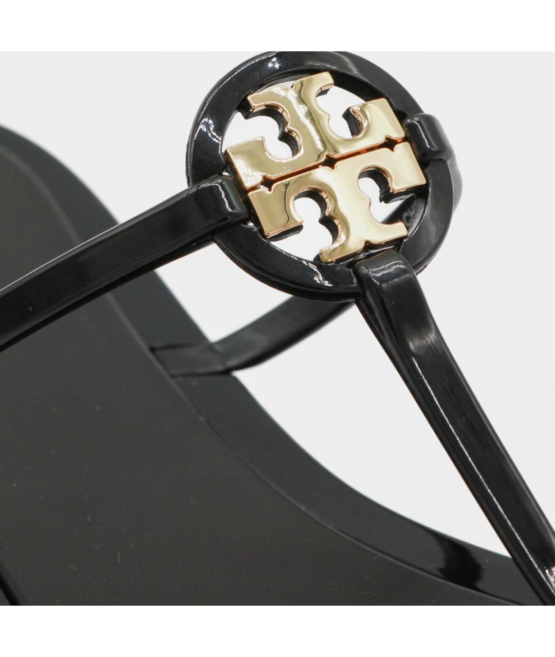 TORY BURCH Черные шлепанцы, фото 4