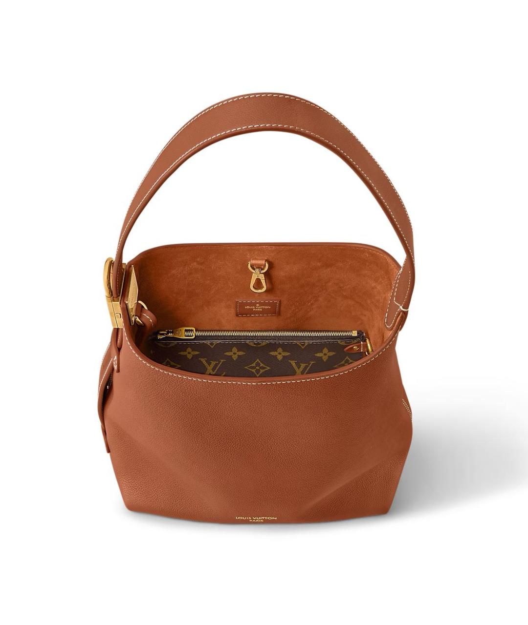 LOUIS VUITTON Коричневая сумка тоут, фото 4