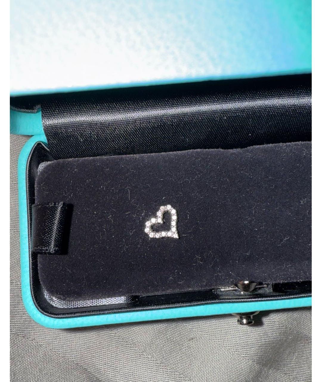 TIFFANY&CO Серебряные серьги из белого золота, фото 4