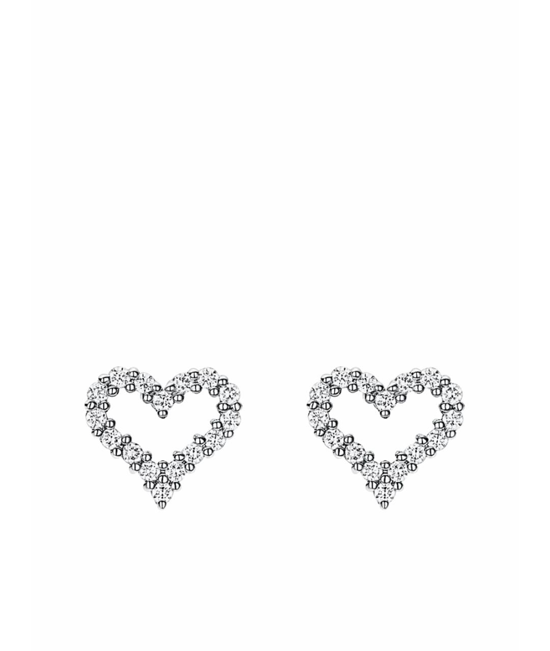 TIFFANY&CO Серебряные серьги из белого золота, фото 1