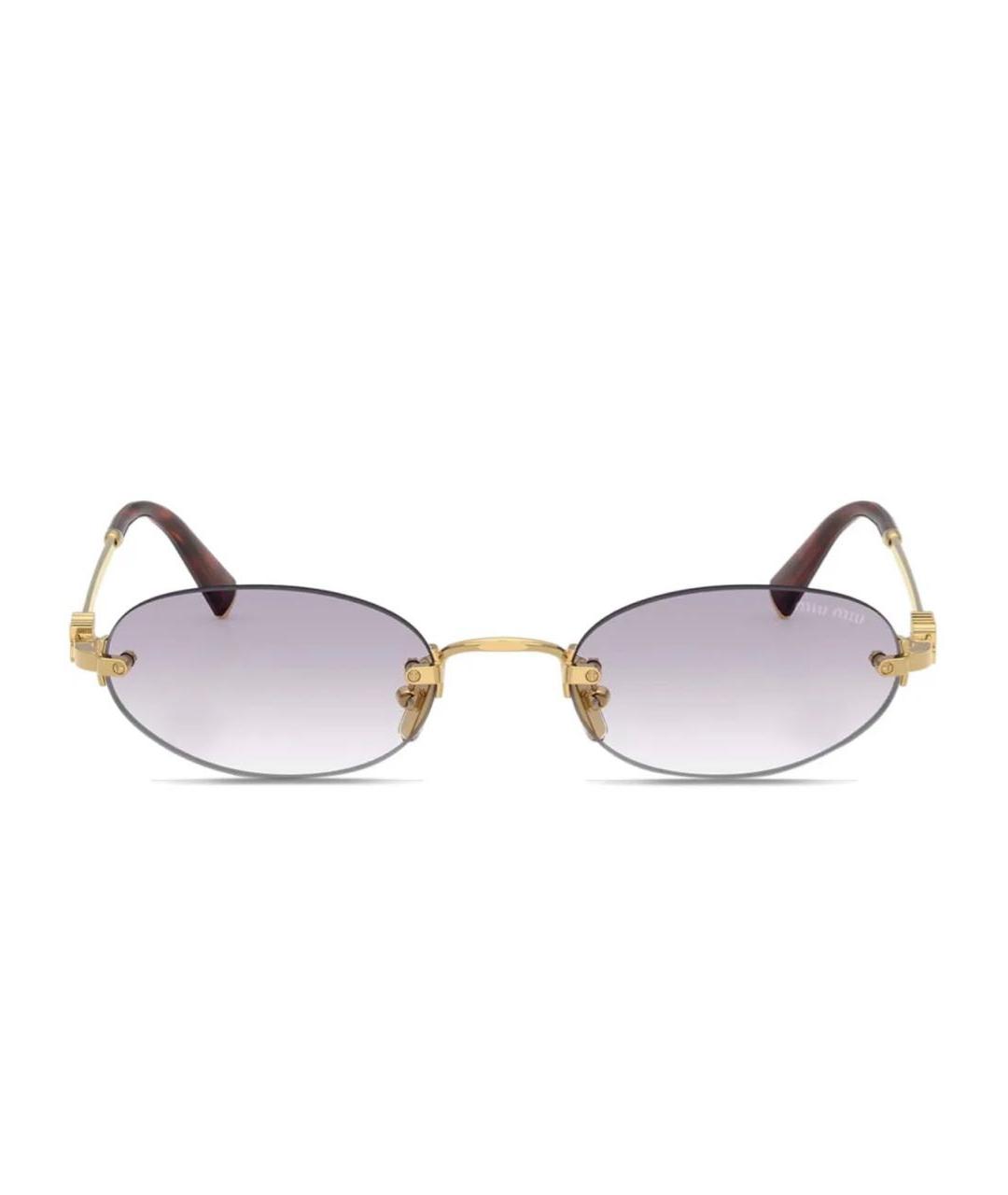 MIU MIU Фиолетовые солнцезащитные очки, фото 1