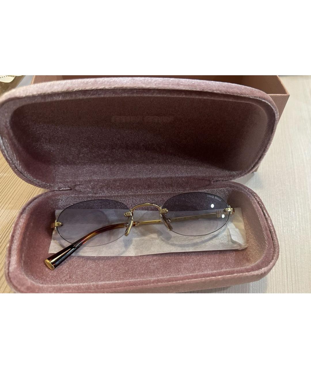 MIU MIU Фиолетовые солнцезащитные очки, фото 5