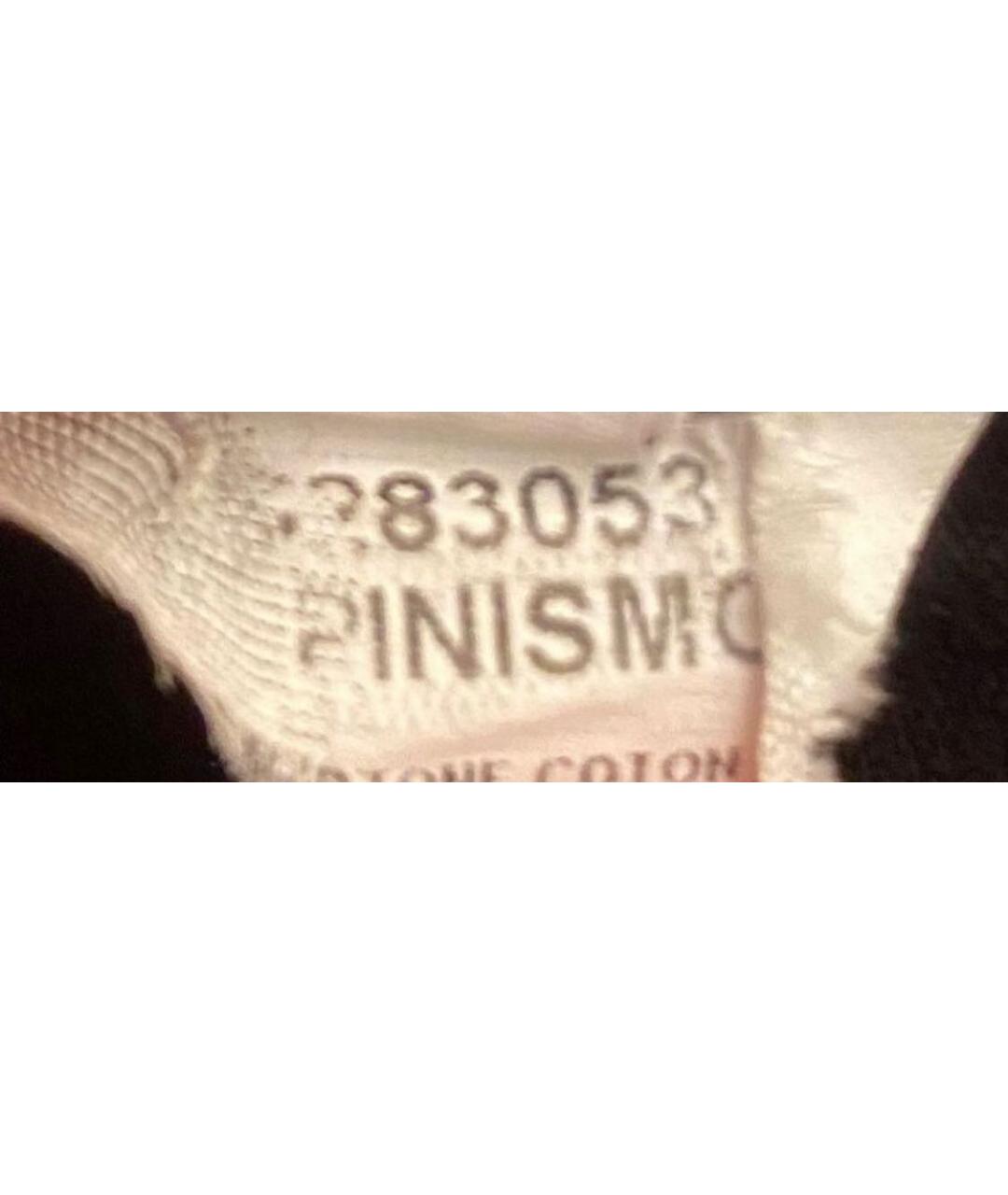 PINKO Черная хлопковая футболка, фото 4
