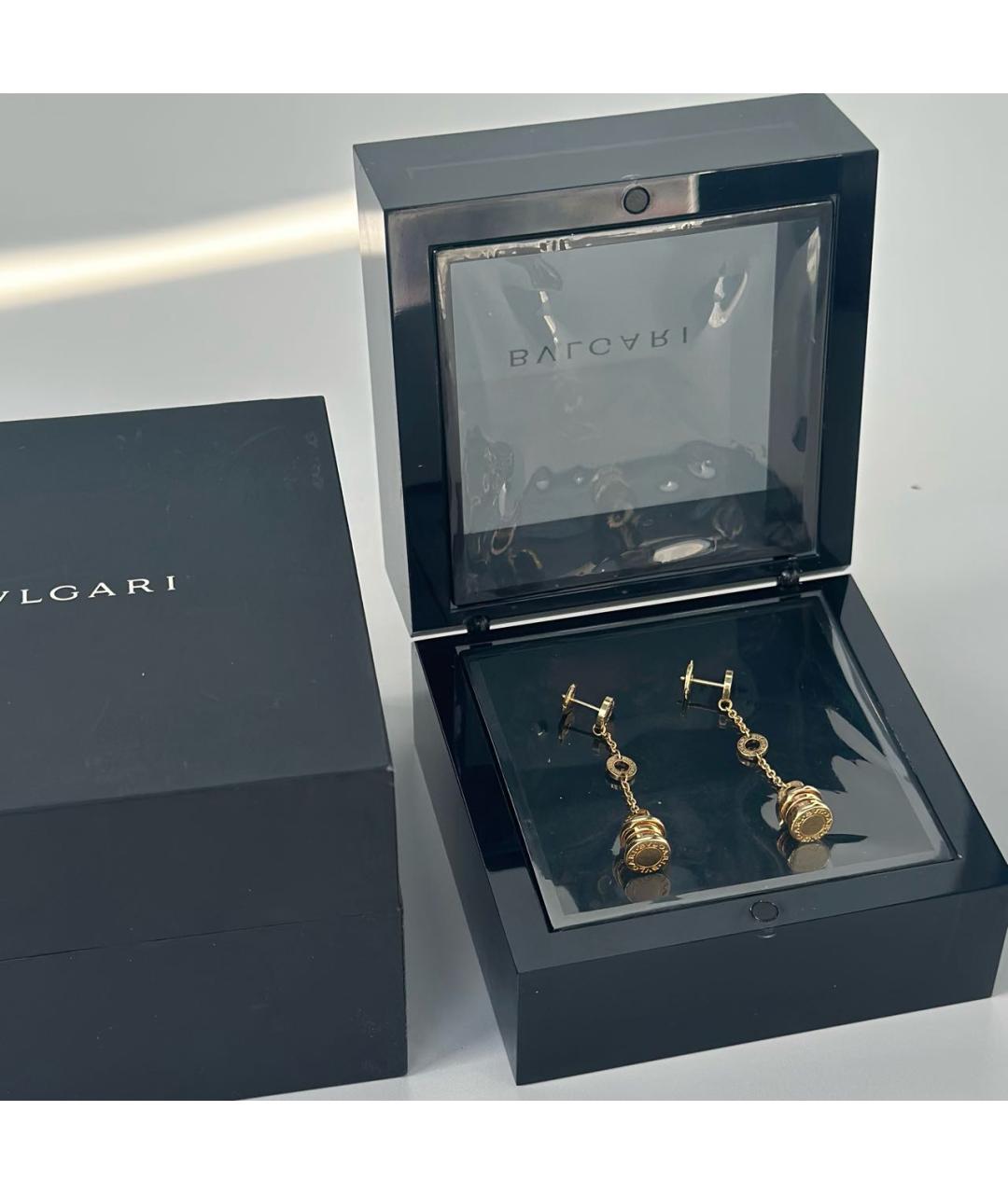BVLGARI Золотые серьги из желтого золота, фото 5