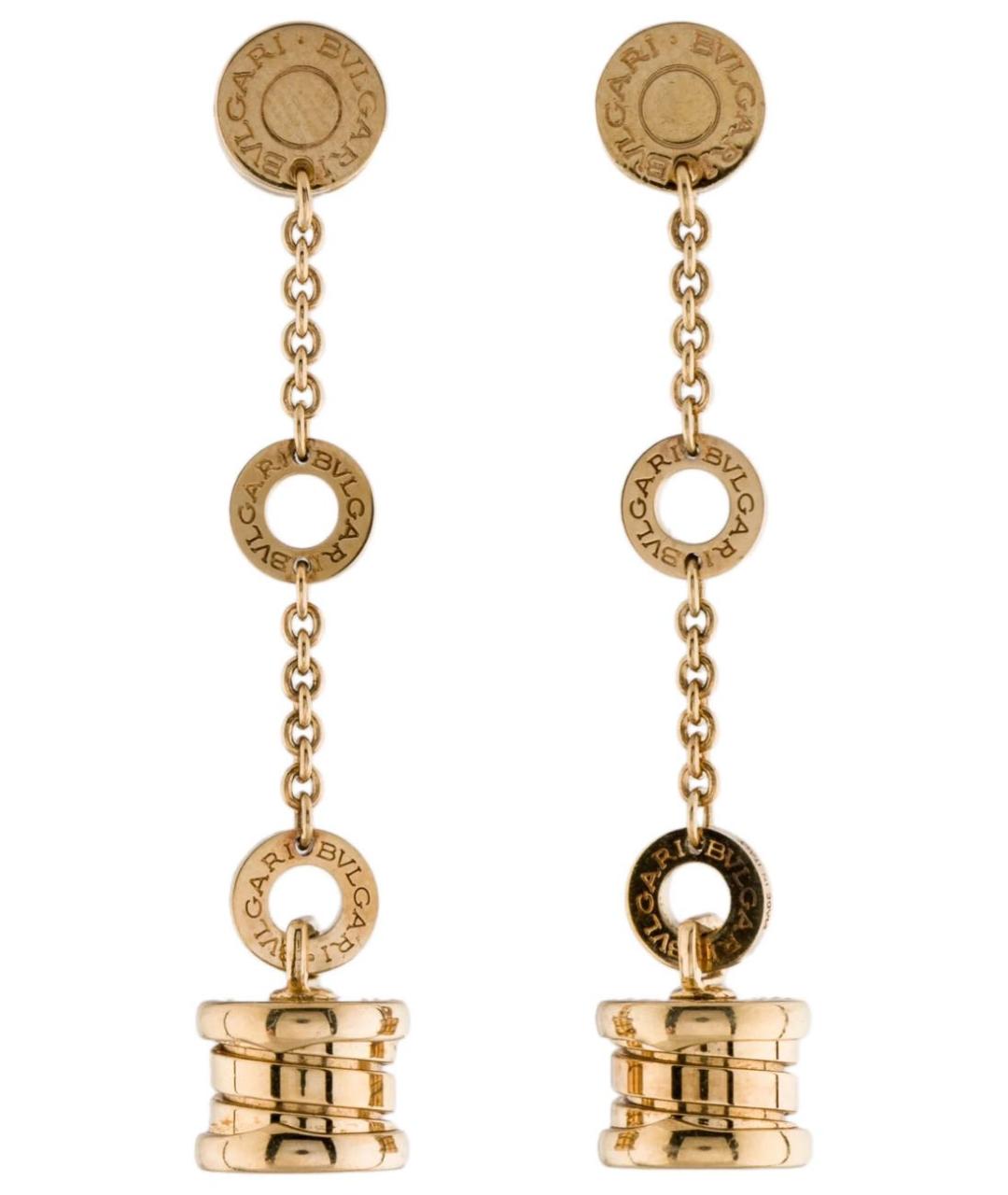 BVLGARI Золотые серьги из желтого золота, фото 1