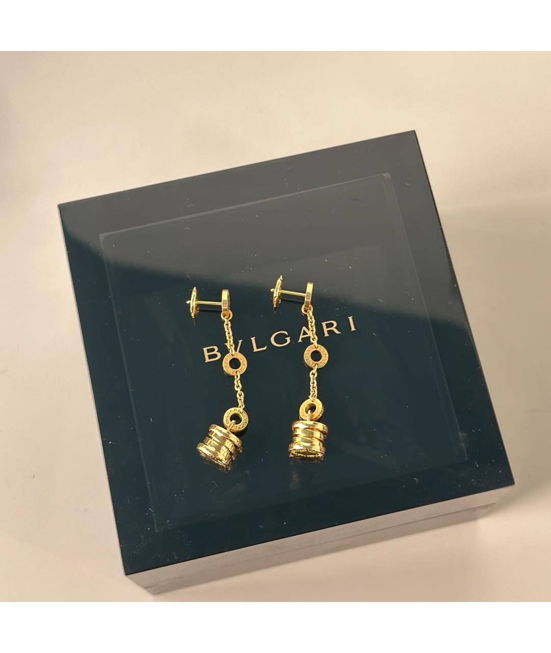 BVLGARI Золотые серьги из желтого золота, фото 6